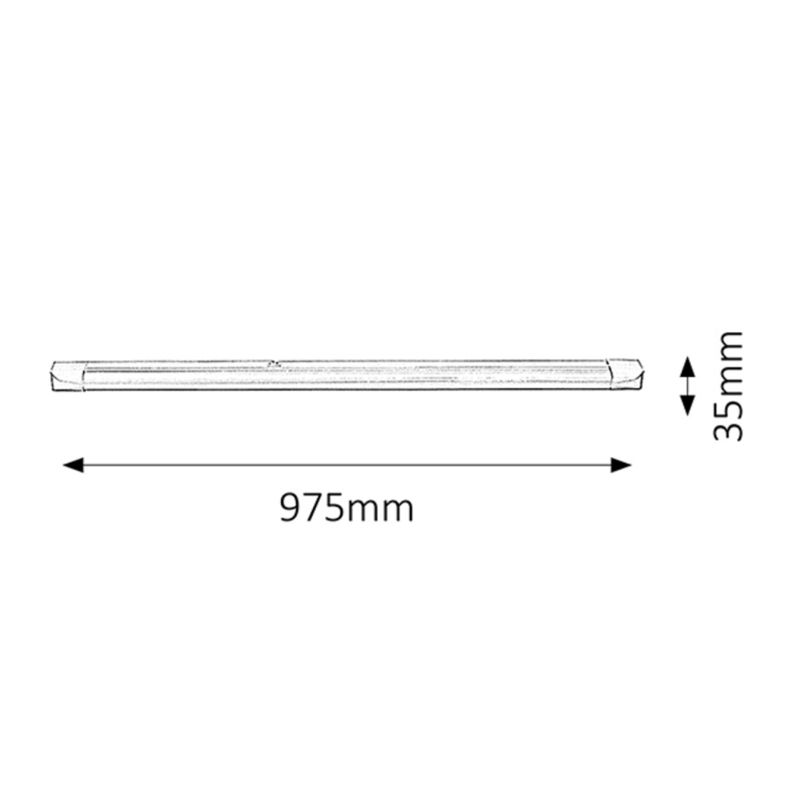 Rabalux 2304 - Bänkbelysning BRAND G13/30W/230V