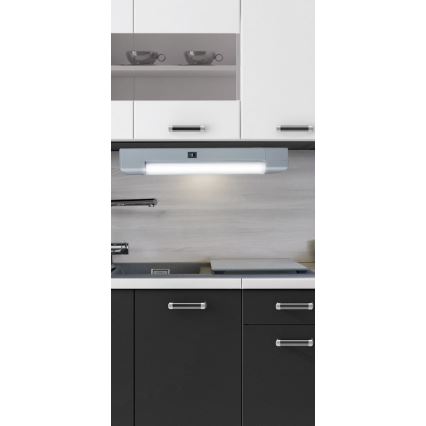 Rabalux - LED underskåpsbelysning för kök BAND LIGHT 1xG13/10W/230V 39,5 cm silver