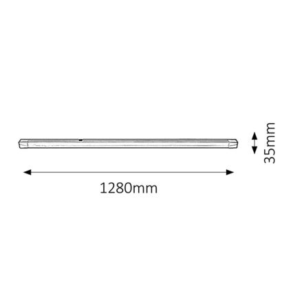 Rabalux - LED underskåpsbelysning för kök 1xG13/36W/230V