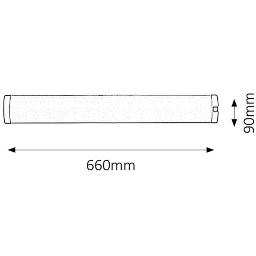 Rabalux - LED underskåpsbelysning för kök 1xG13/18W/230V 66 cm