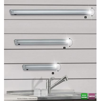 Rabalux 2366 - Bänkbelysning EASY ljus 1xG5/21W/230V