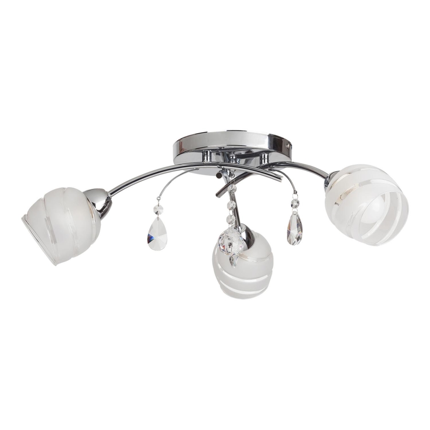 Rabalux 2621 - Takbelysning MELISSA 3xE14/60W/230V