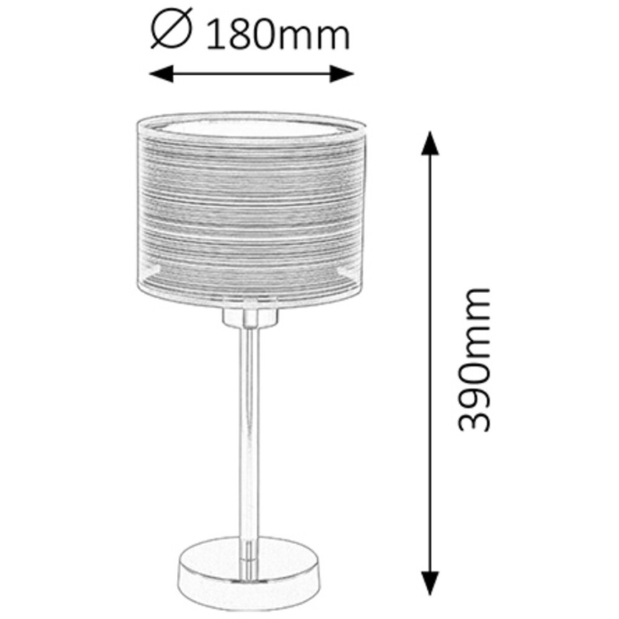 Rabalux 2631 - Bordslampa ANASTASIA E27/60W