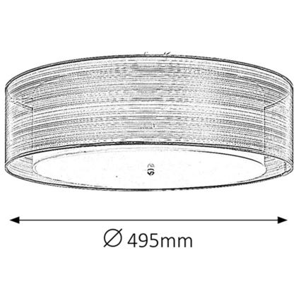 Rabalux - Taklampa 3xE14/25W/230V diameter 49,5 cm