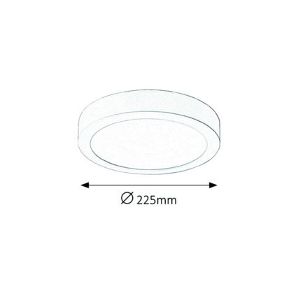 Rabalux 2660 - LED Takbelysning LOIS LED/18W/230V