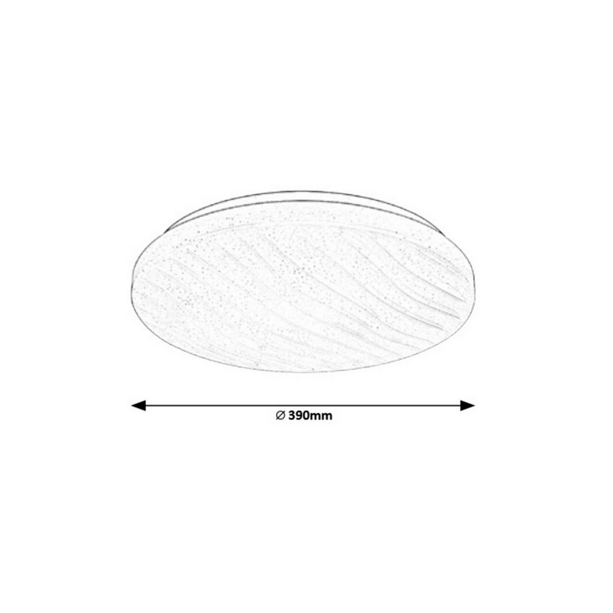 Rabalux 2675 - LED Dimbar Takbelysning MILENA LED/24W/230V