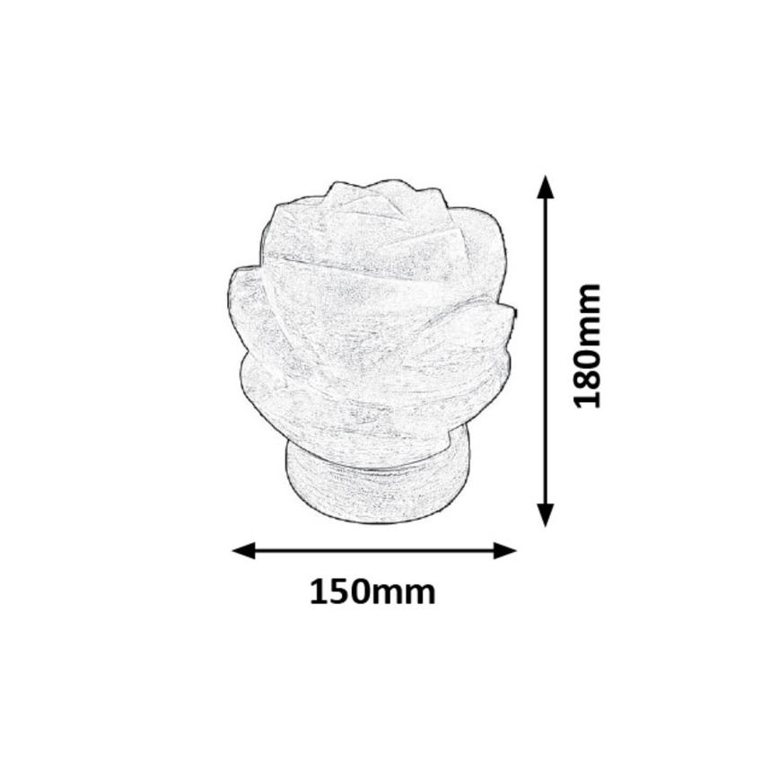 Rabalux - Salt lampa 1xE14/15W/230V acacia	 3,5 kg