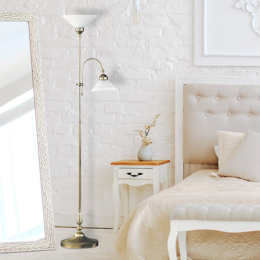 Rabalux 2708 - Golvlampa MARIAN 2xE27/60W/230V