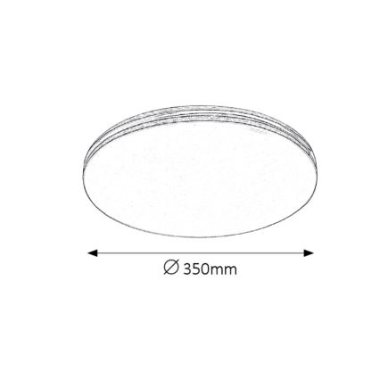 Rabalux 2763 - LED Takbelysning OSCAR 1xLED/18W/230V