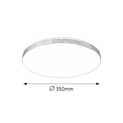Rabalux 2783 - LED Takbelysning OSCAR 1xLED/18W/230V