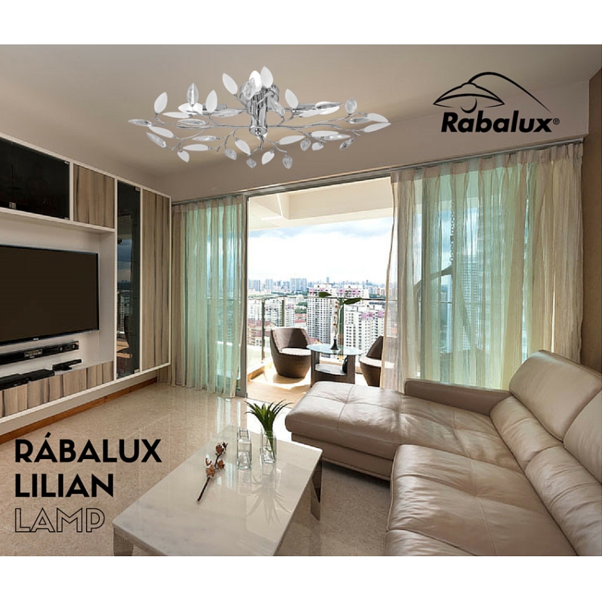 Rabalux 2839 - Takbelysning LILIAN 4xE14/40W/230V