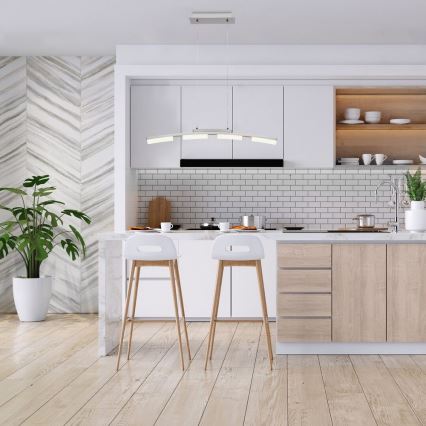 Rabalux - LED Dimbar ljuskrona med upphängning EUCALYPTUS LED/20W/230V
