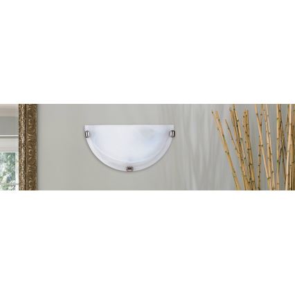 Rabalux 3002 - Väggbelysning ALABASTRO 1xE27/60W/230V