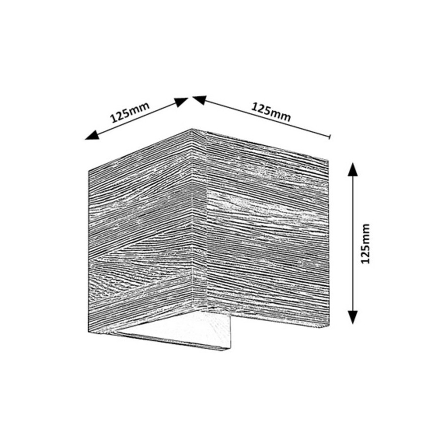 Rabalux  - LED väggbelysning CINNAMON LED/7W/230V