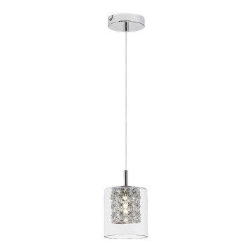 Rabalux 3114 - Kristall ljuskrona med upphängningsrem 1xG9/40W/230V