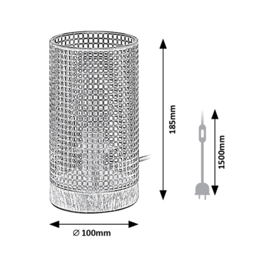 Rabalux - Bordslampa 1xE14/25W/230V bok
