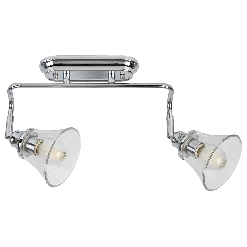 Rabalux - Badrum spotlight 2xE14/40W/230V IP44