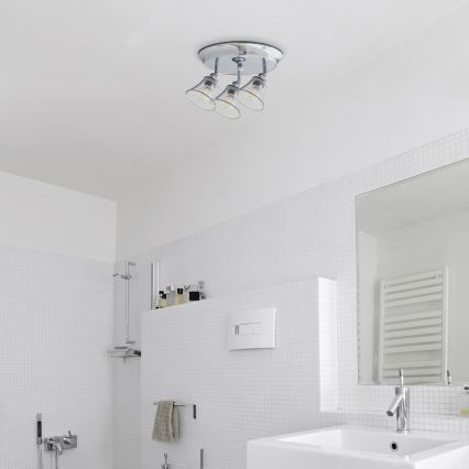Rabalux - Badrumsspotlight 3xE14/40W/230V IP44