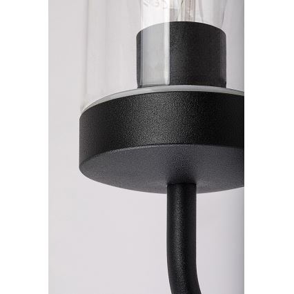 Rabalux - Vägglampa för badrum 1xE27/60W/230V IP44 svart