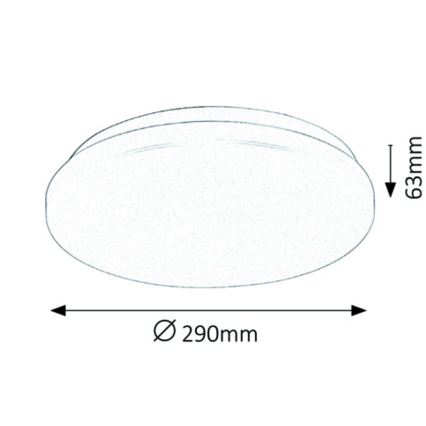 Rabalux 3338 - LED Takbelysning ROB LED/20W/230V