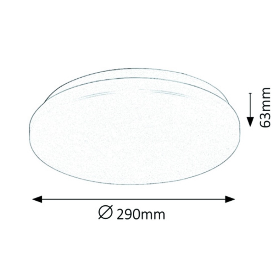 Rabalux 3338 - LED Takbelysning ROB LED/20W/230V