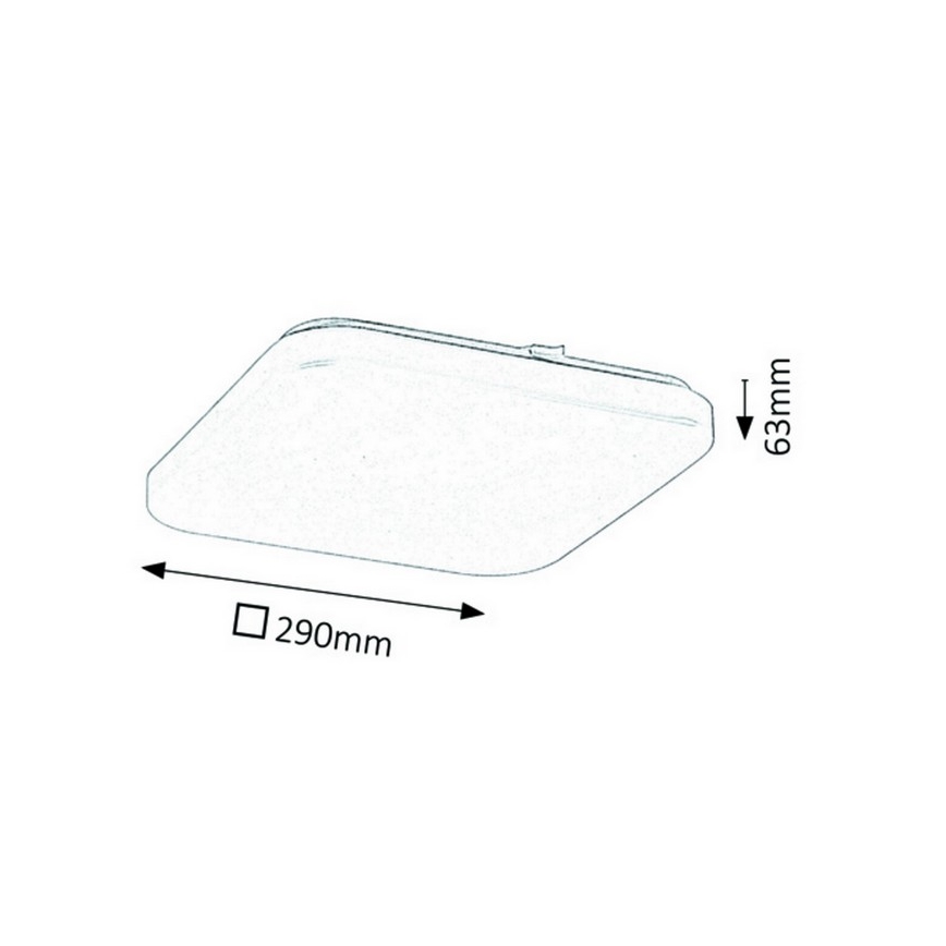 Rabalux - LED taklampa 1xLED/20W/230V 29x29 cm