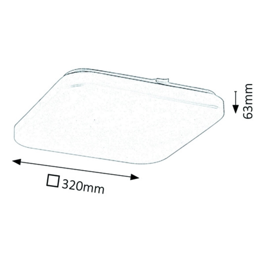 Rabalux 3344 - LED Takbelysning ROB LED/32W/230V