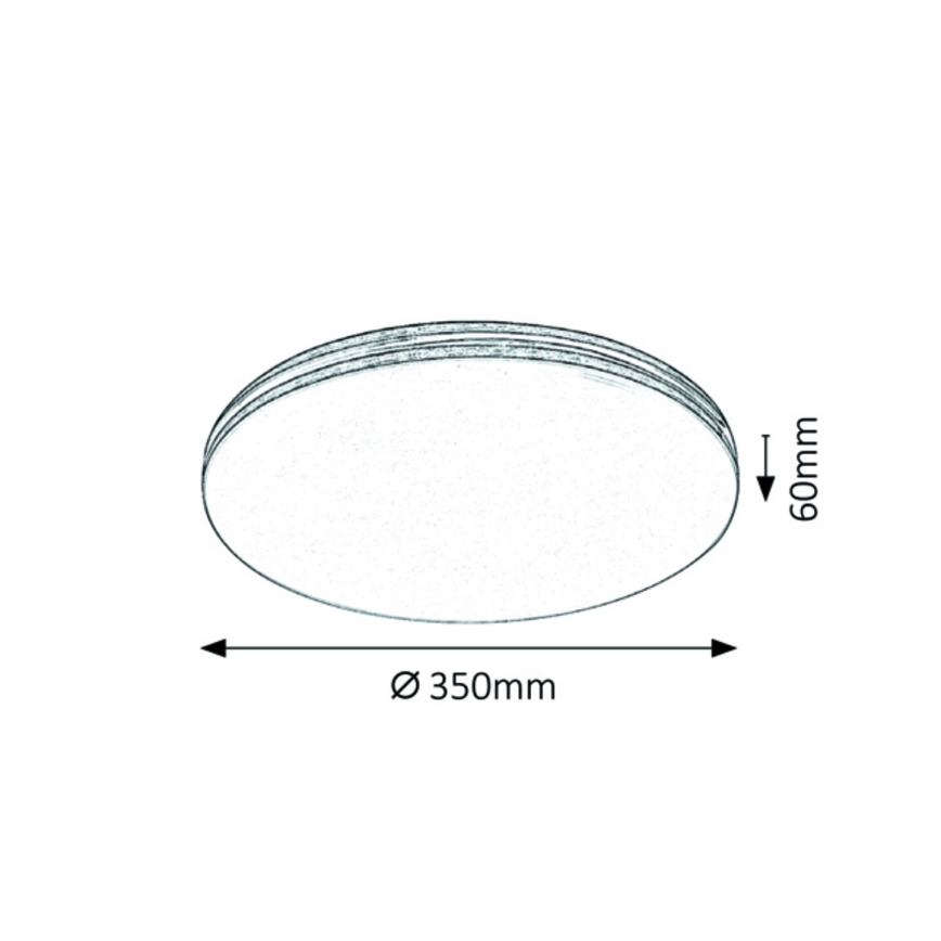 Rabalux 3347 - LED Takbelysning OSCAR LED/18W/230V