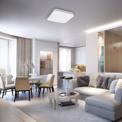 Rabalux - LED taklampa LED/36W/230V kvadratisk 53x53 cm