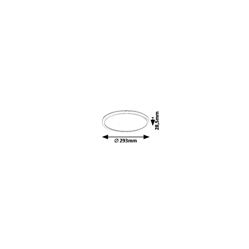 Rabalux 3427 - LED Takbelysning PAVEL LED/18W/230V