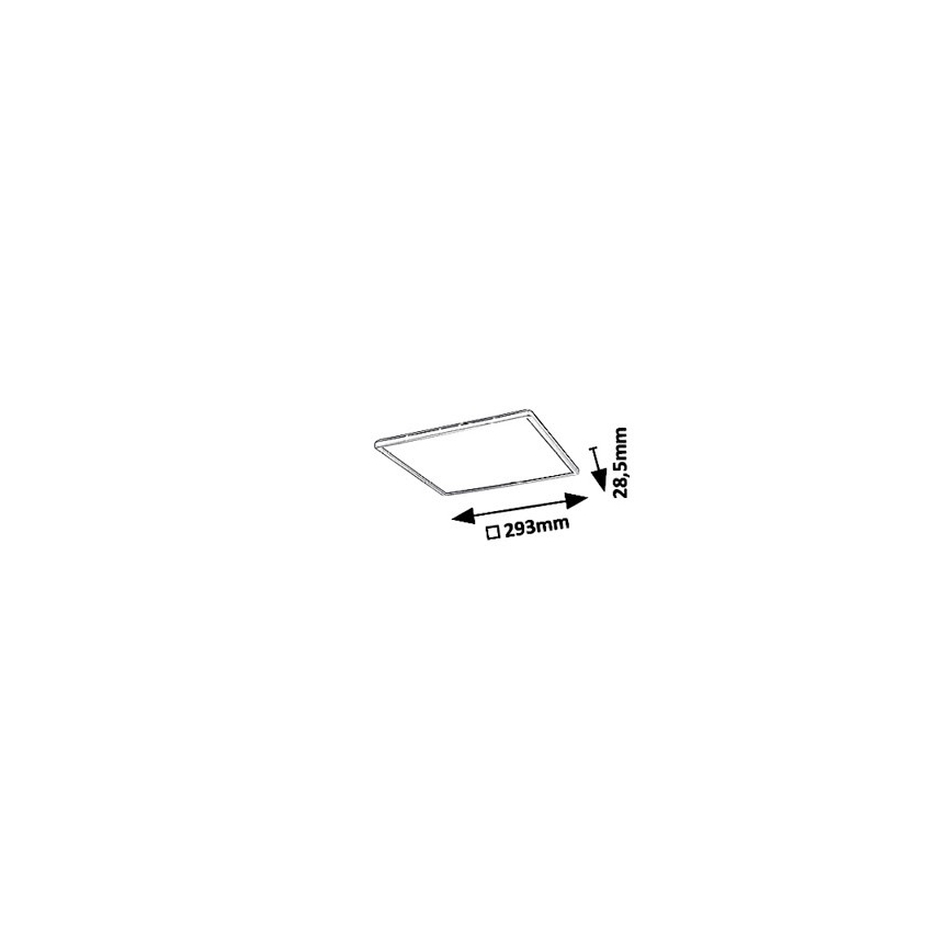 Rabalux 3429 - LED Takbelysning PAVEL LED/18W/230V