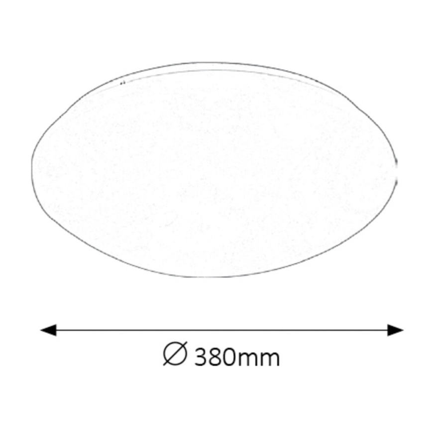 Rabalux - LED taklampa för badrum LED/24W/230V IP44 diameter 38 cm