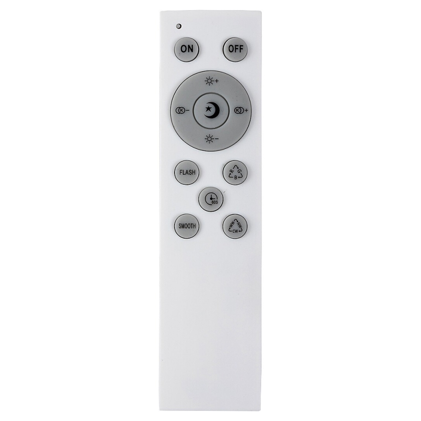 Rabalux - LED RGB Ljusreglerad vägglampa för badrum LED/18W/230V diameter 30 cm 3000-6500K IP44 + fjärrkontroll