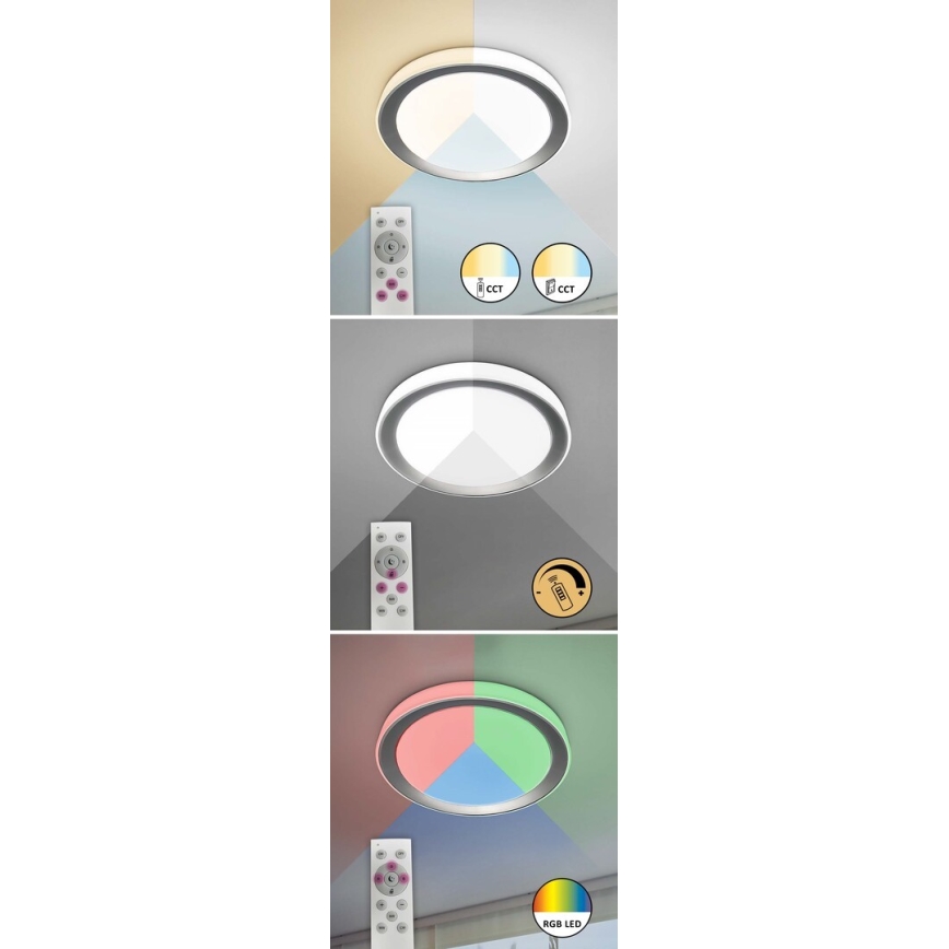 Rabalux - LED RGB dimbar taklampa LED/40W/230V 2700-6500K Wi-Fi Tuya + fjärrkontroll