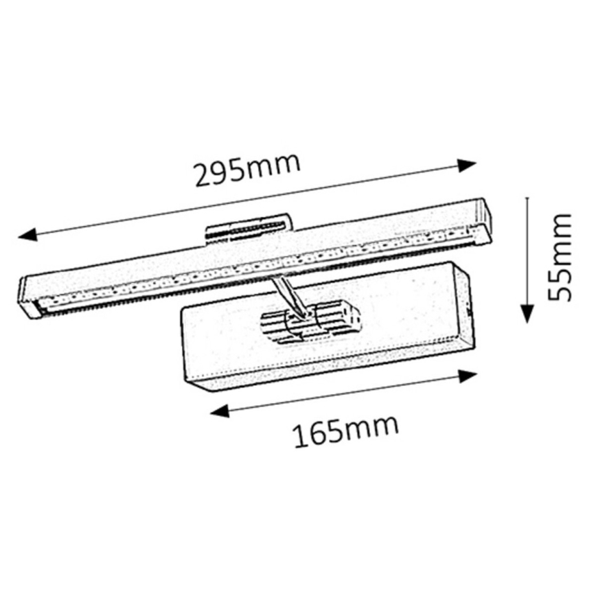 Rabalux - LED tavelbelysning LED/5W/230V