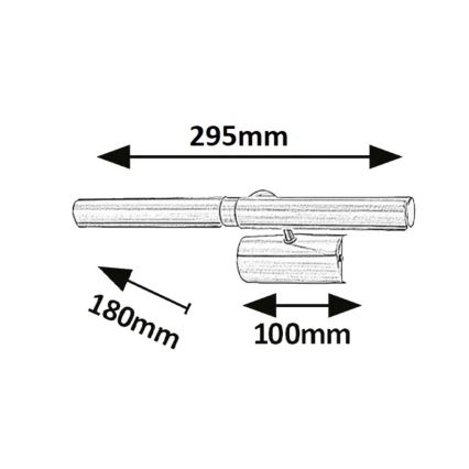 Rabalux - LED tavelbelysning 2xG9/2W/230V