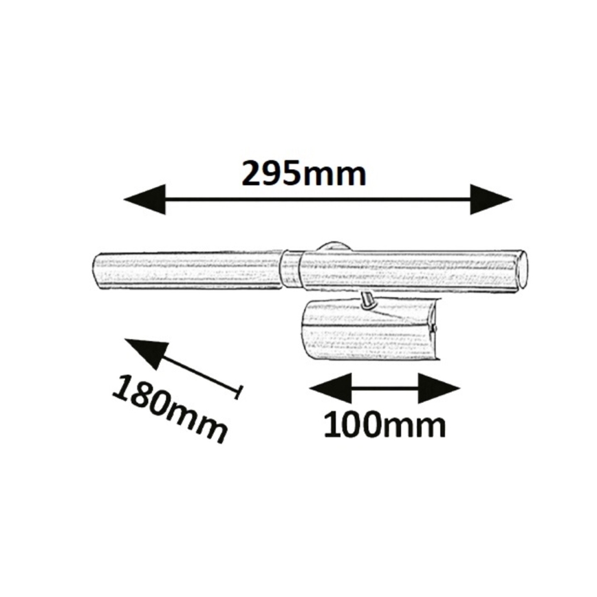 Rabalux - LED tavelbelysning 2xG9/2W/230V