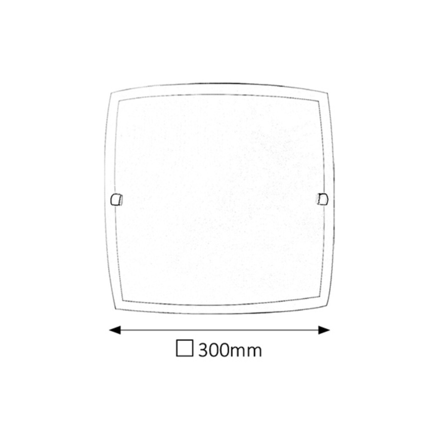 Rabalux 3688 - Takbelysning NEDDA 1xE27/60W/230V