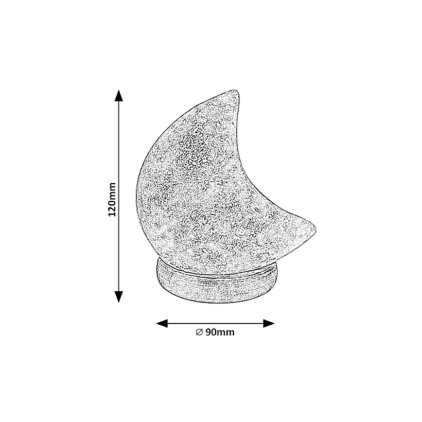 Rabalux - LED RGB Salt lampa LED/1W/5V 0,7 kg
