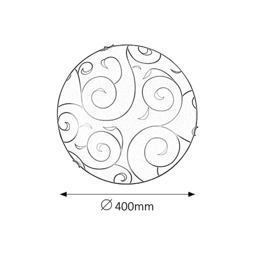 Rabalux 3853 - Takbelysning HARMONY LUX 2xE27/60W/230V