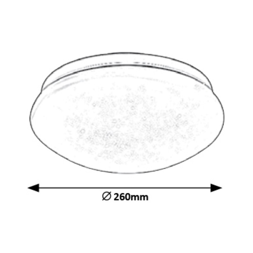 Rabalux 3936 - LED Takbelysning LUCAS LED/12W/230V