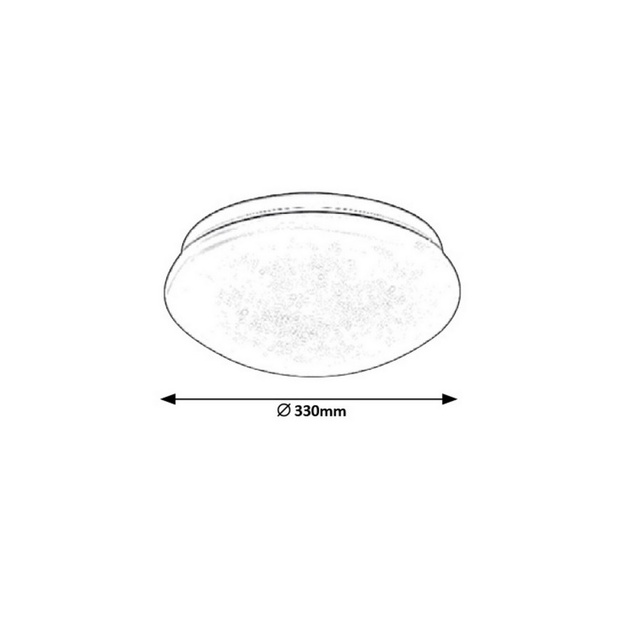 Rabalux 3937 - LED Takbelysning LUCAS LED/18W/230V