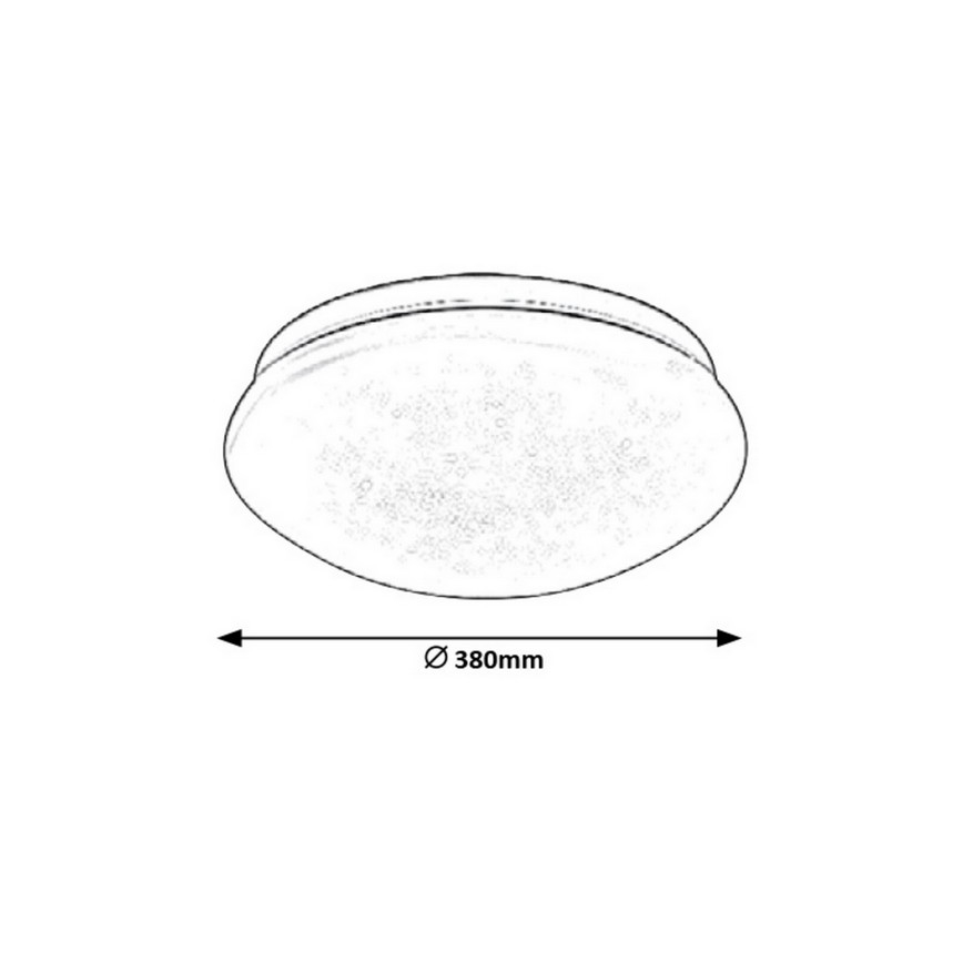 Rabalux 3938 - LED Takbelysning LUCAS LED/24W/230V