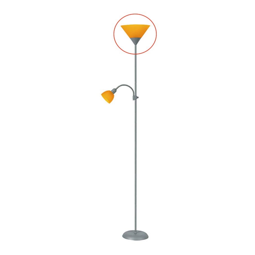 Rabalux 4026 - Ersättningsskärm för golvlampa ACTION E27 stor  - orange