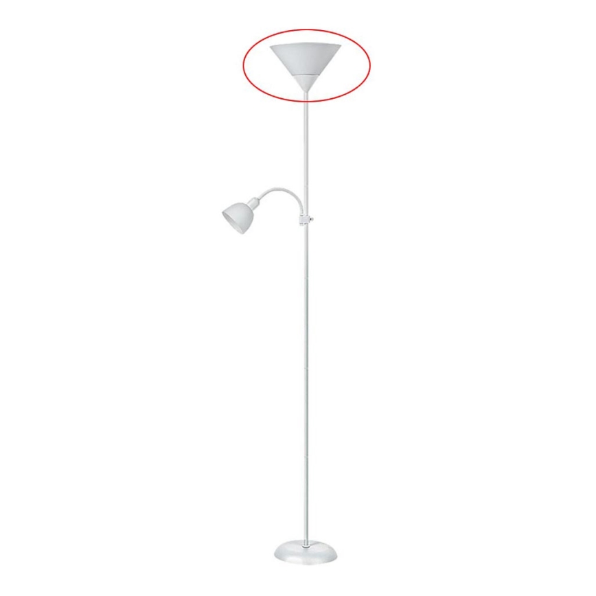 Rabalux 4061 - Ersättningsskärm för golvlampa ACTION E27 stor vit