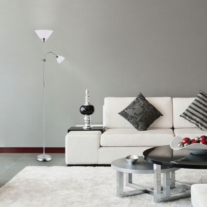 Rabalux 4064 - Golvlampa ACTION 1xE27/100W+E14/25W