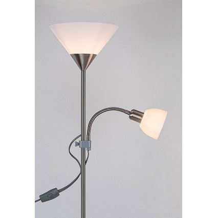 Rabalux 4064 - Golvlampa ACTION 1xE27/100W+E14/25W