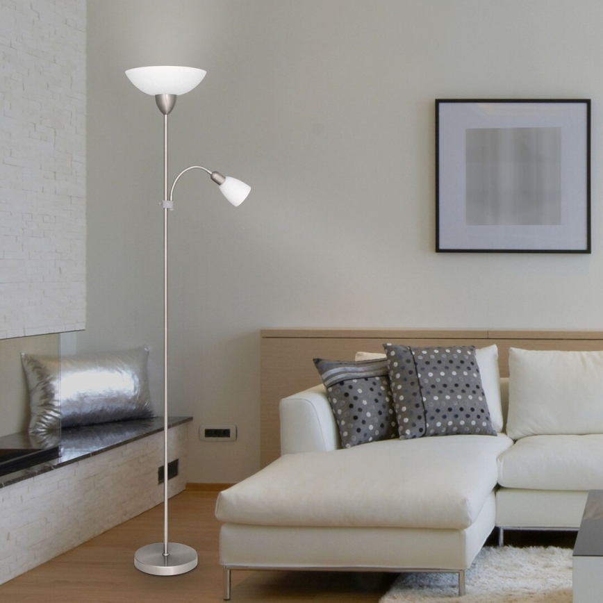 Rabalux 4067 - Golvlampa DIANA 1xE27/60W+E14/40W