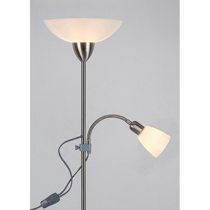 Rabalux 4067 - Golvlampa DIANA 1xE27/60W+E14/40W