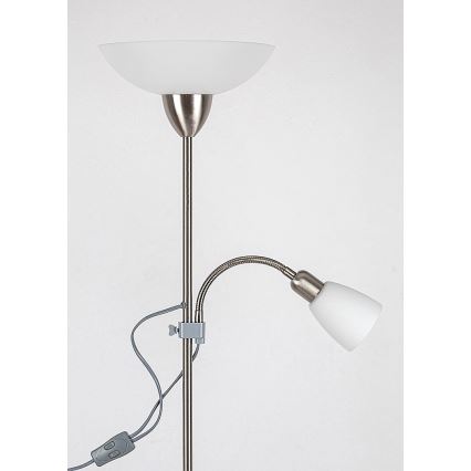 Rabalux 4067 - Golvlampa DIANA 1xE27/60W+E14/40W
